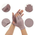 thumbnail image 3 of Unique Bargains 1 Pair Anti-slip Polka Dot Manicure Gloves Cameo Purple, 3 of 6