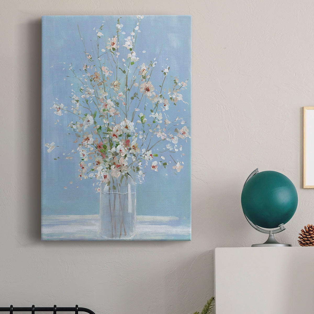 Cherry Blossom Arrangement Premium Gallery Wrapped Canvas - Ready to Hang