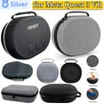 thumbnail image 2 of For Meta Quest 3 EVA Storage Bag Portable Box Travel Protective Carrying Case With Shoulder Strap for Meta Quest3 VR Accessories Grey G, 2 of 6