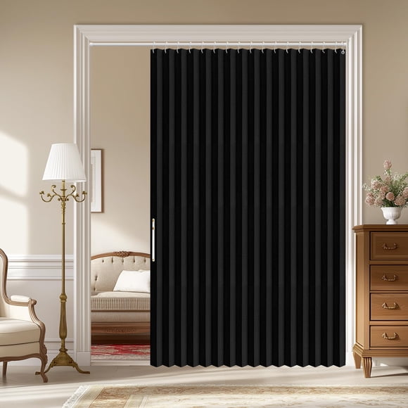 Cortina interior de armario Acordion Doors AJAZZ, 100% opaca