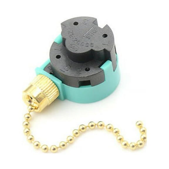 Datingday Zing Ear ZE-268S6 Switch 3 Speed Pull Chain Control Brass