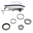 thumbnail image 1 of Boat Trailer Axle Bearing Set, Marine Trailer Bearing Kit Reduce Friction 5PCS Secure Support Long Durability Steel Alloy with Seals for 1-1/16in Bearing, 1 of 7