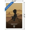 thumbnail image 3 of Marvel Heroic Silhouette - Groot Wall Poster, 14.725" x 22.375", Framed, 3 of 3