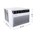 thumbnail image 5 of Hisense 10000 BTU 115V 450 Sq. Ft. Window Air Conditioner, White, AAW10CW26, 5 of 14