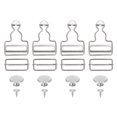 thumbnail image 1 of Unique Bargains Boucles de Remplacement pour Bretelles Rétro Ton Argent, 6 Ensembles, 1 of 6