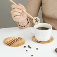 thumbnail image 6 of Disketp Vintage Baseball Funny Coasters,6 Pcs Leather Coasters With Holder, Perfect Housewarming Hostess Gifts,Protect Furniture From Water Marks Scratch And Damage, 6 of 9
