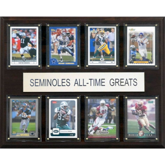 Florida State Seminoles 12'' x 15'' Football All-Time Greats Plaque