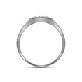 thumbnail image 2 of FB Jewels 10kt White Gold Mens Round Diamond Square Cluster Ring 1/4 Cttw Size 9, 2 of 2