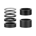thumbnail image 1 of Bike Front Fork Headsets Spacers Headsets Washer Carbon Fibers Bike Headsets Spacers Threadless Bicycles Front Stem Fork, 1 of 4