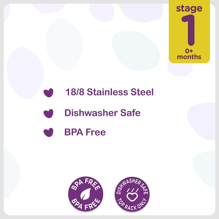 Parent s Choice 9oz Stainless Steel Single Wall Wide Neck Baby