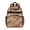 Football and Text Orange Pattern, variant on Football and Splash Blue Pattern Cute School Backpack Bag for School with Padded Back and Adjustable Shoulder Straps 15.25"x11.5"x5.25"