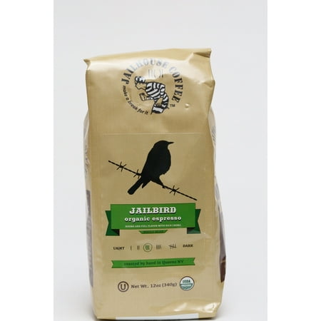 JAILHOUSE ESPRESSO WHOEL BEAN JAILBIRD, 12 OZ