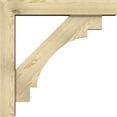 thumbnail image 3 of Ekena Millwork 6"W x 32"D x 32"H Merced Block Rough Sawn Bracket w/ Offset Brace, Douglas Fir, 3 of 25