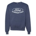 thumbnail image 2 of Wild Bobby, Ford Motors an American Classic, Cars and Trucks, Unisex Crewneck Graphic Sweatshirt, Vintage Heather Navy, Medium, 2 of 4