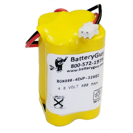 BatteryGuy Replacement for the NIC1117 battery - 4.8V 900mAh (Rechargeable)