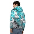thumbnail image 5 of Lsque Geometry Dash for Mens Full-zip Hoodie, Zip-up Pullover Hooded Sweatshirt, Kangaroo Pocket Hoodie Ideal for Daily Wear, Travel, and Home-3X-Large, 5 of 8