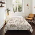 thumbnail image 4 of Khaki Fruit Large Tapestry for Bedroom Wall Hanging Tapestry, Country Retro Floral Botanical Plant Ceiling Backdrop Tapestries Poster Blanket Wall Decor for Teens Room Living Room Dorm 85" x 90", 4 of 8