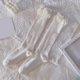 thumbnail image 5 of Mujeres Lolita Negro Blanco Calcetines hasta la rodilla Harajuku Dulce 3d Flor de rosa artificial Micro Compresión Estudiante Algodón Medias de pantorrilla Calcetería, 5 of 5