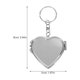 thumbnail image 5 of GOOHOCHY 2 llaveros con espejo plegable en forma de corazón, espejo compacto portátil de doble cara para mujer, colgante para bolso, decoración., 5 of 8