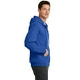 thumbnail image 3 of Port & Company   Core Fleece Full Zip Hooded Sweatshirt-XL (Royal), 3 of 6