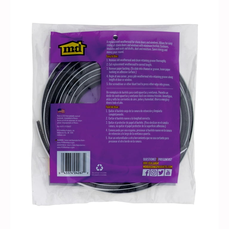 M-D Building Products 04267 17 ft. Gray Pile Replacement