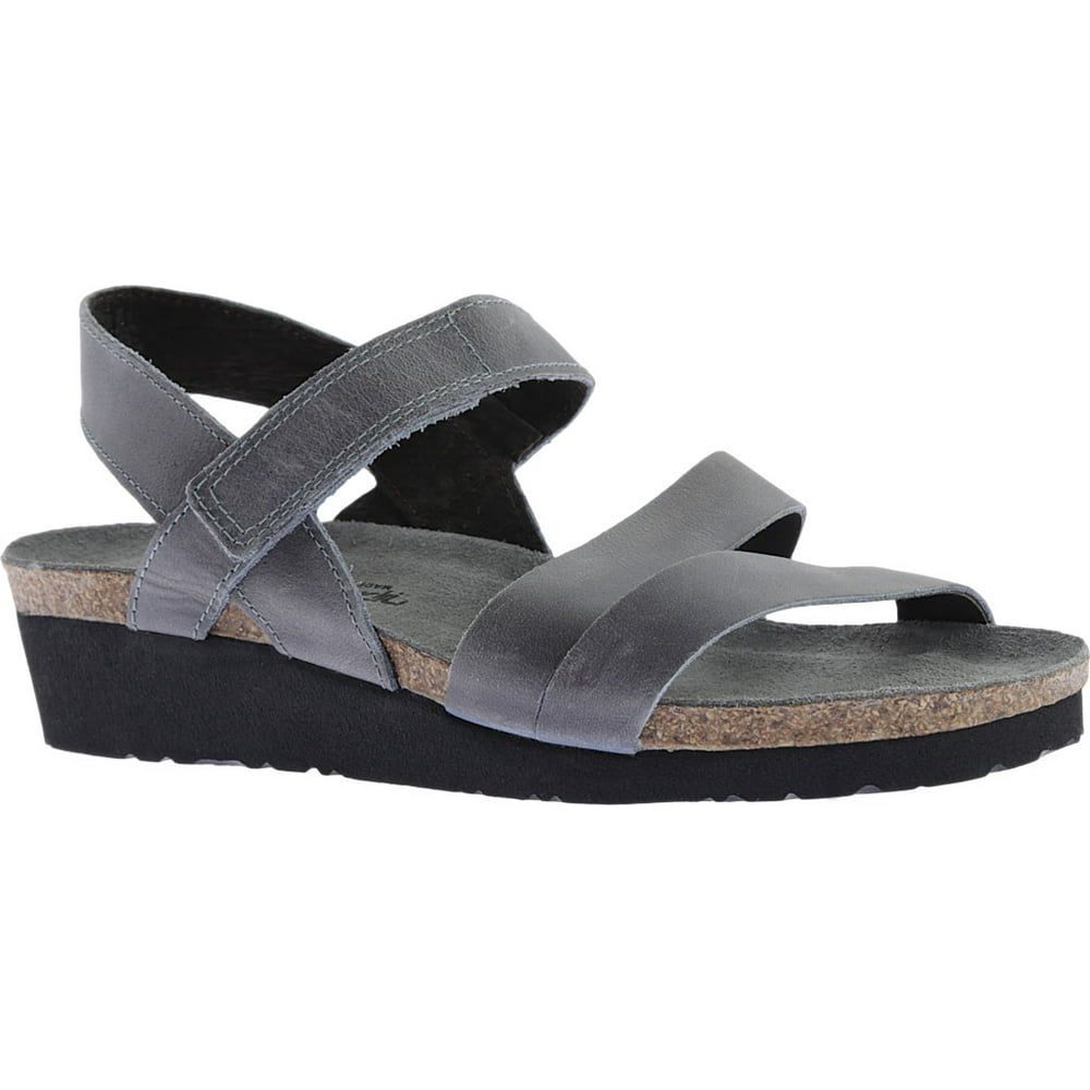 Naot Women's Naot Kayla Sandal Vintage Slate Leather 40 M Walmart