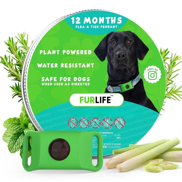 Placa FurLife para prevención de pulgas y garrapatas, impermeable