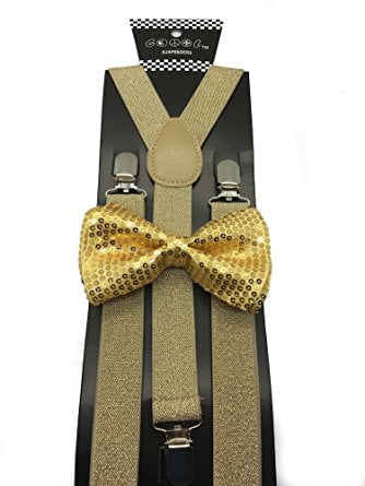 Tuxedo Sequin Black BowTie Neckwear Adjustable Men's Bow Tie 