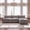 Red, variant on Vineego 119" 3-Seat Modular Sectional Sofa, L-Shaped Cloud Couch with Movable Ottoman for Living Room, Upholstered Sofa, New Gray