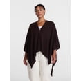 thumbnail image 2 of Scenario Women's Button Front Ruana, Mid-weight, Sizes S-XL, 2 of 6