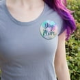 thumbnail image 2 of Dog Mom Pinback Button Pin, 2 of 4
