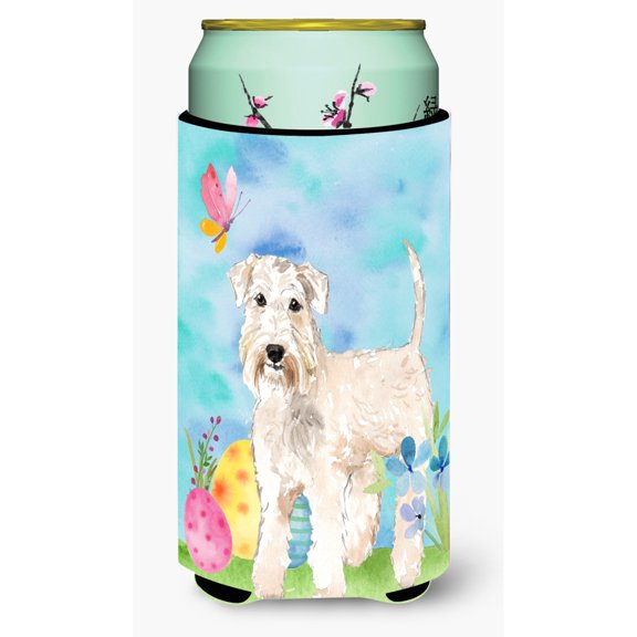 Carolines Treasures CK1894TBC Easter Eggs Wheaten Terrier Tall Boy Beverage Insulator Hugger  Tall Boy multicolor