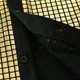 thumbnail image 4 of WREESH Men's Party Button Down Shirts Fashion Casual Solid Color Long Sleeve with Sequin Detailing Sparkling Tops Gold, 4 of 9