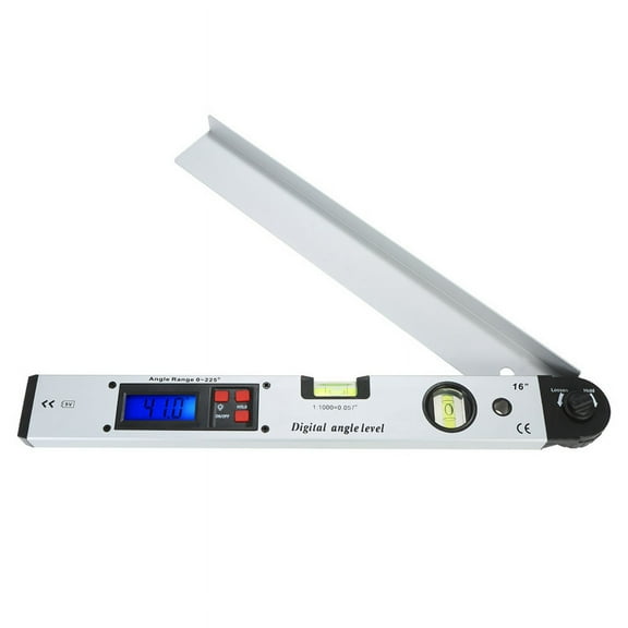0-225° Digital Protractor Angle Finder Gauge Meter Electronic Goniometer Horizontal Vertical Angle Level Test Ruler