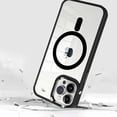 thumbnail image 4 of Funda TEKKU ClrColor para iPhone 15 Transp Negro compatible con MagSafe, 4 of 6
