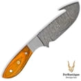 thumbnail image 5 of FRD : Couteau de Chasse à Mousqueton Damas Compact - Orange, 5 of 5