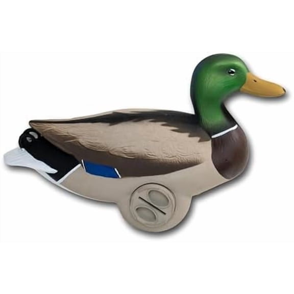 Outdoors Flyway Deputy Mallard Drake Motion Duck Decoy | Full-Body Design, Remote Control, Water-Rippling Action, Up to 4.5-Hour Runtime for Waterfowl Hunting$$Other