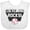 AA-White, variant on Inktastic Cleveland Rocks with Baseball Boys or Girls Baby Bib
