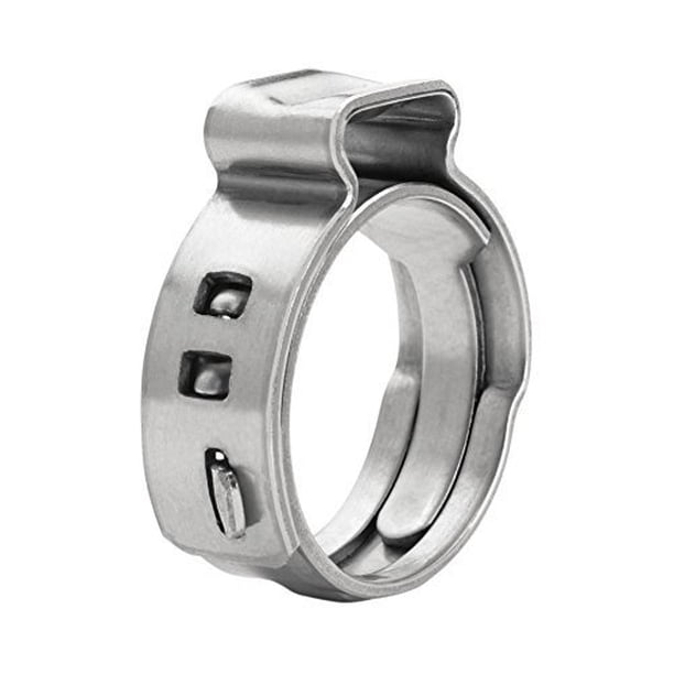 MISPIRE 1/2" PEX Pipe Clamps – 25-Pack, Stainless Steel 304 Cinch Rings For Leak-Proof PEX Tubing Connections