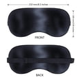 thumbnail image 2 of Silk Eye Mask, 2 Pack Natural Silk Sleep Mask with Adjustable Strap and Ear Plugs, Eye Sleep Shade Cover, Blocks Light Sleeping Eye Mask for Women Men, 2 of 6