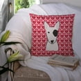 thumbnail image 3 of Carolines Treasures BB5279PW1414 Bull Terrier Fabric Decorative Pillow, 14Hx14W, multicolor, 3 of 4