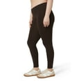 thumbnail image 3 of No nonsense Women's Cotton Legging, Espresso, Small, 3 of 5
