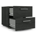 thumbnail image 3 of Tvilum Loft 2 Drawer Bedroom Nightstand for Adults, Black Woodgrain, 3 of 11