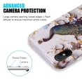 thumbnail image 6 of The Artistry Collection Full Coverage Imd Marble Tpu Case With Glitter For Iphone Xs Max - Peacock Divine, 6 of 8