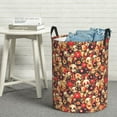 thumbnail image 5 of Picia cute record music Skull Large Laundry Basket, Waterproof, Freestanding Laundry Hamper, Collapsible Tall Clothes Hamper with Extended Handles-Small, 5 of 8