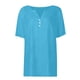 thumbnail image 4 of Vestidos Casuales Para Mujer, Blusas De Mujer De Moda Camisa de botones lisa de moda para mujer, blusa holgada con cuello en V para mujer, 4 of 5