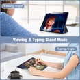 thumbnail image 5 of Hybrid Case for iPad Air 11 inch M4/M3/M2 (2026/2025/2024), Auto Wake/Sleep, Flip Stand Folio Cover w Pencil Holder, 5 of 6