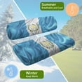 thumbnail image 6 of Pzuqiu Guatemala Flag Golf Cart Seat Covers 2 Piece Golf Cart Seat Towel Blanket Fits All EZGO Club Car and More Golf Carts Breathable Non-Slip Keeps Seats Clean and Comfortable, 6 of 7