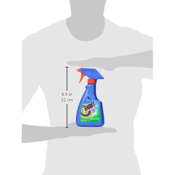 Shout Advanced Spray and Wash Gel Stain Remover for Clothes, Best Shout Formula, 14 fl oz
