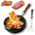 thumbnail image 1 of Uncoated Thick Iron Pot, Japanese Iron Pan for Cooking, Hand-Forged Non-stick Cast Iron Skillet, High Purity Frying Pans for Kitchen, for Induction Cookers and Gas Stoves, 1 of 6